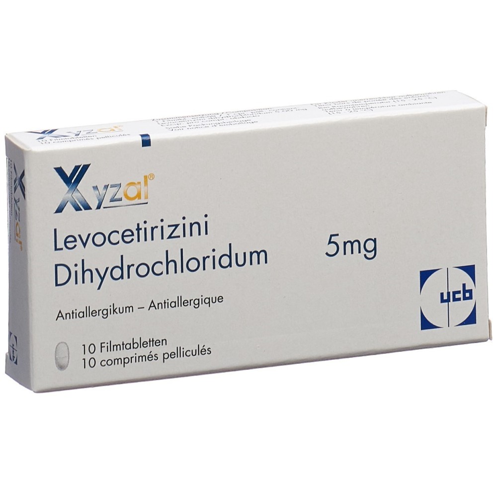 XYZAL cpr pell 5 mg sécable 10 pce XYZAL cpr pell 5 mg sécable 10 pce