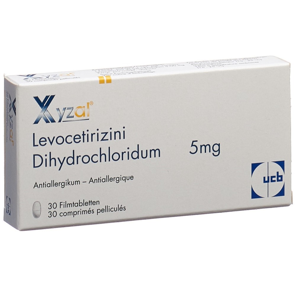 XYZAL cpr pell 5 mg sécable 30 pce