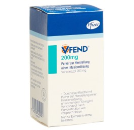 VFEND subst sèche 200 mg amp