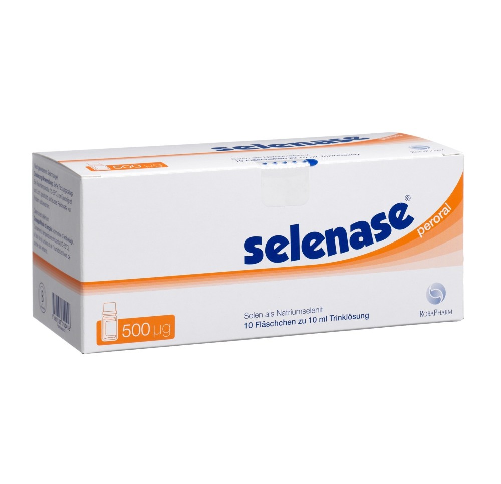 SELENASE peroral sol 500 mcg/10ml 10 fl 10 ml SELENASE peroral sol 500 mcg/10ml 10 fl 10 ml