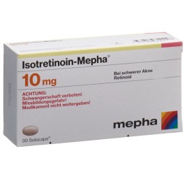 ISOTRETINOIN Mepha caps moll 10 mg 30 pce