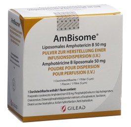 AMBISOME subst sèche 50 mg flac