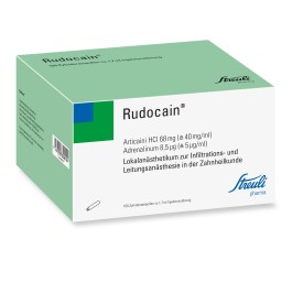 RUDOCAÏNE sol inj 100 amp cyl 1.7 ml