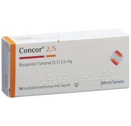 CONCOR cpr pell 2.5 mg 30 pce