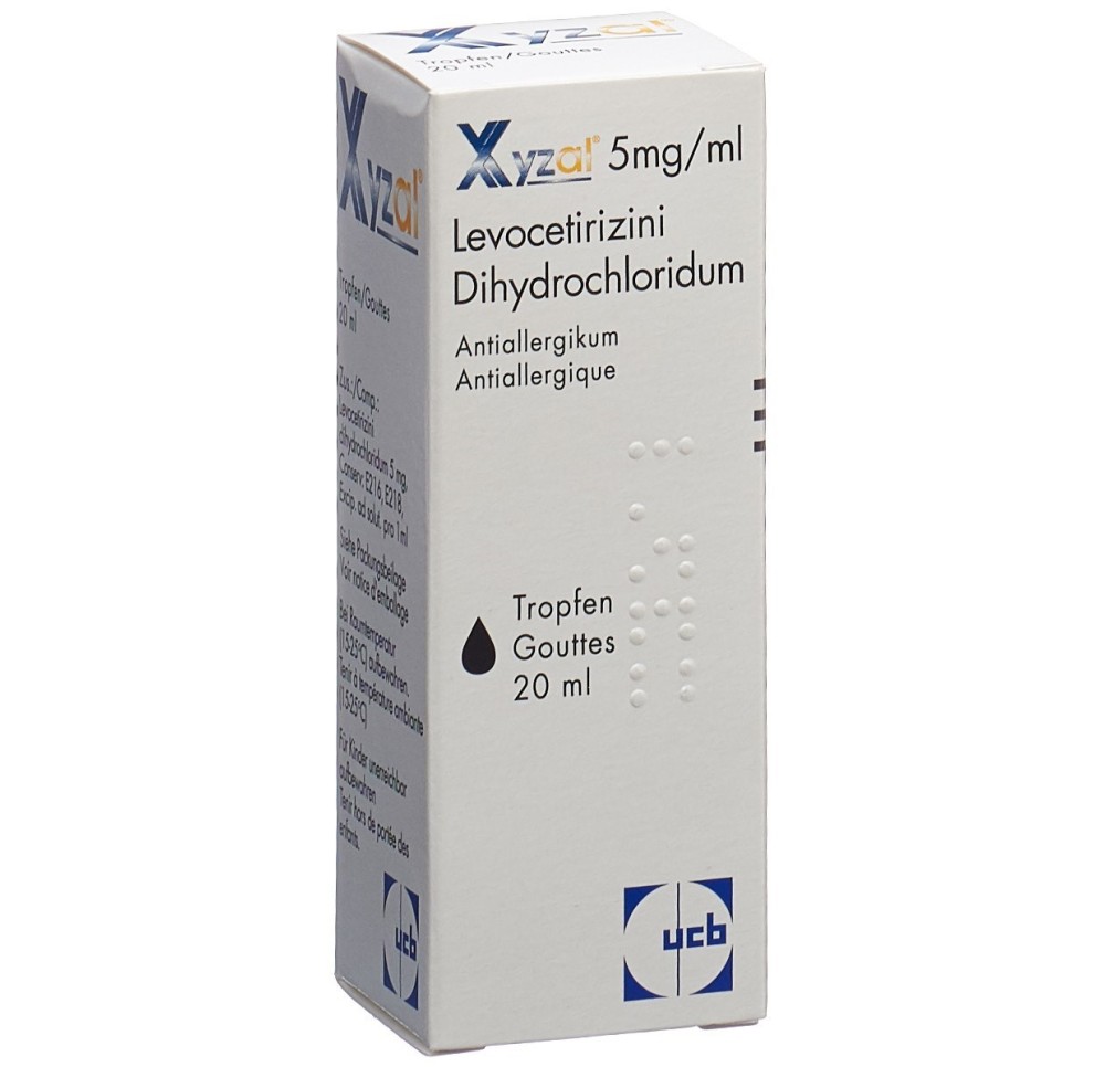 XYZAL gouttes fl 20 ml XYZAL gouttes fl 20 ml