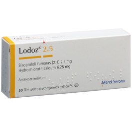 LODOZ 2.5 cpr pell 2.5/6.25mg 30 pce