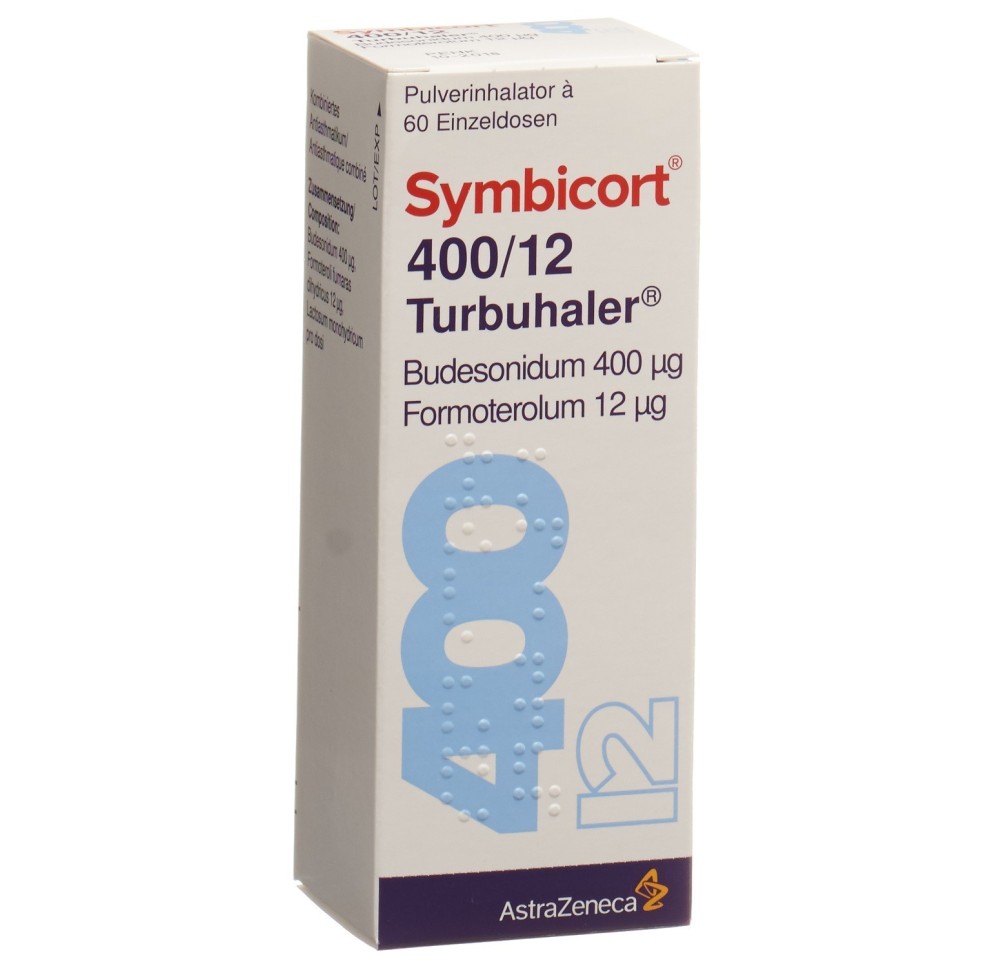 SYMBICORT 400/12 turbuhaler 60 dos