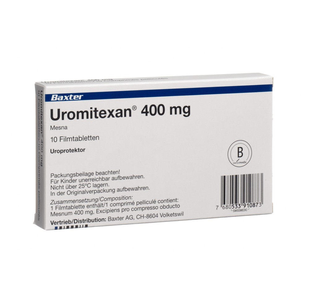 UROMITEXAN cpr pell 400 mg 10 pce