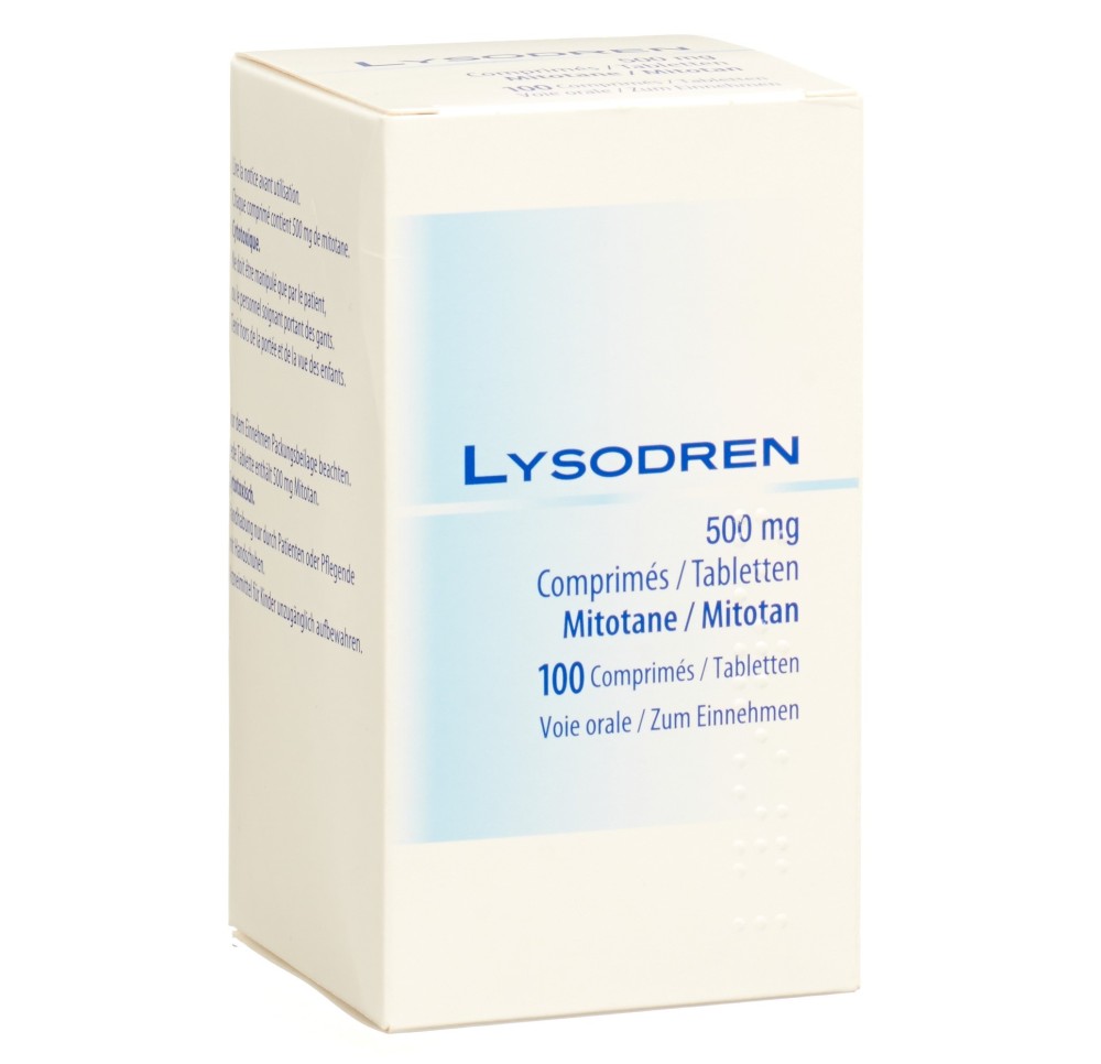 LYSODREN cpr 500 mg fl 100 pce LYSODREN cpr 500 mg fl 100 pce