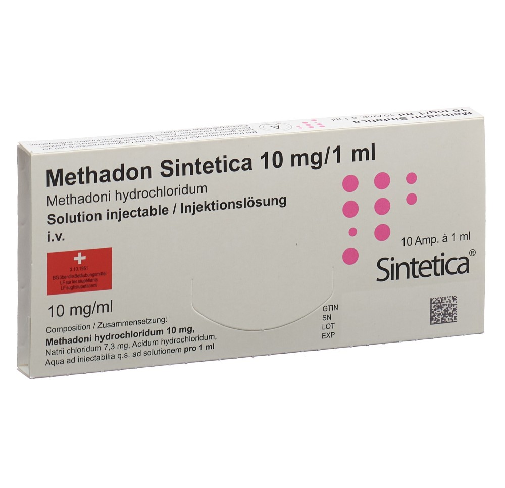METHADON Sintetica 10 mg/ml 10 amp 1 ml