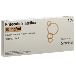 PRILOCAIN Sintetica sol inj 10 mg/ml 10 amp 10 ml