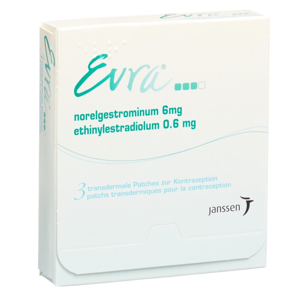 EVRA patch mat 3 pce