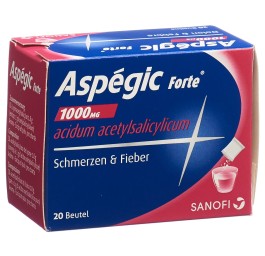 ASPEGIC forte pdr 1000 mg sach 20 pce