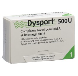 DYSPORT subst sèche 500 U flac