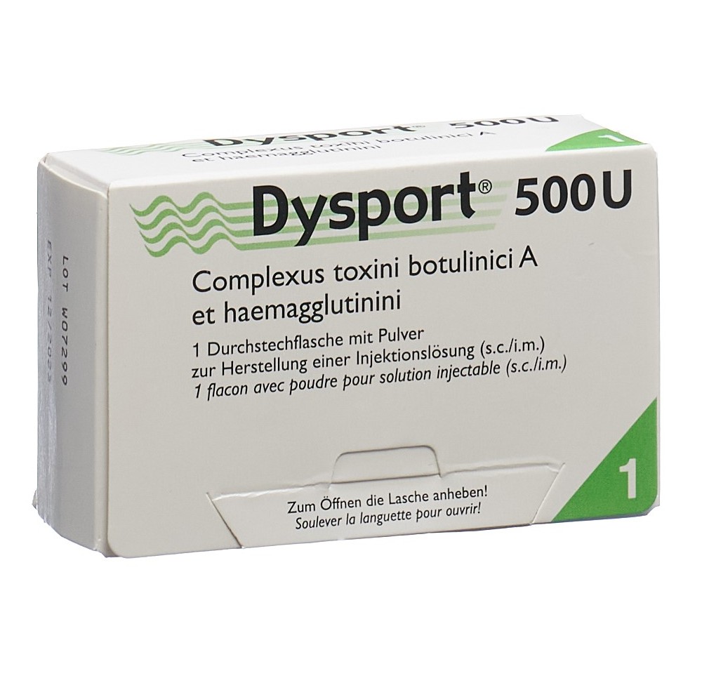 DYSPORT subst sèche 500 U flac DYSPORT subst sèche 500 U flac