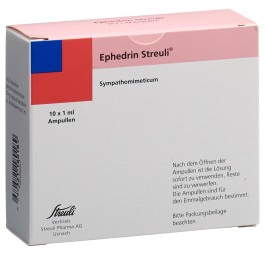 EPHEDRIN Streuli sol inj 50 mg/ml 10 amp 1 ml