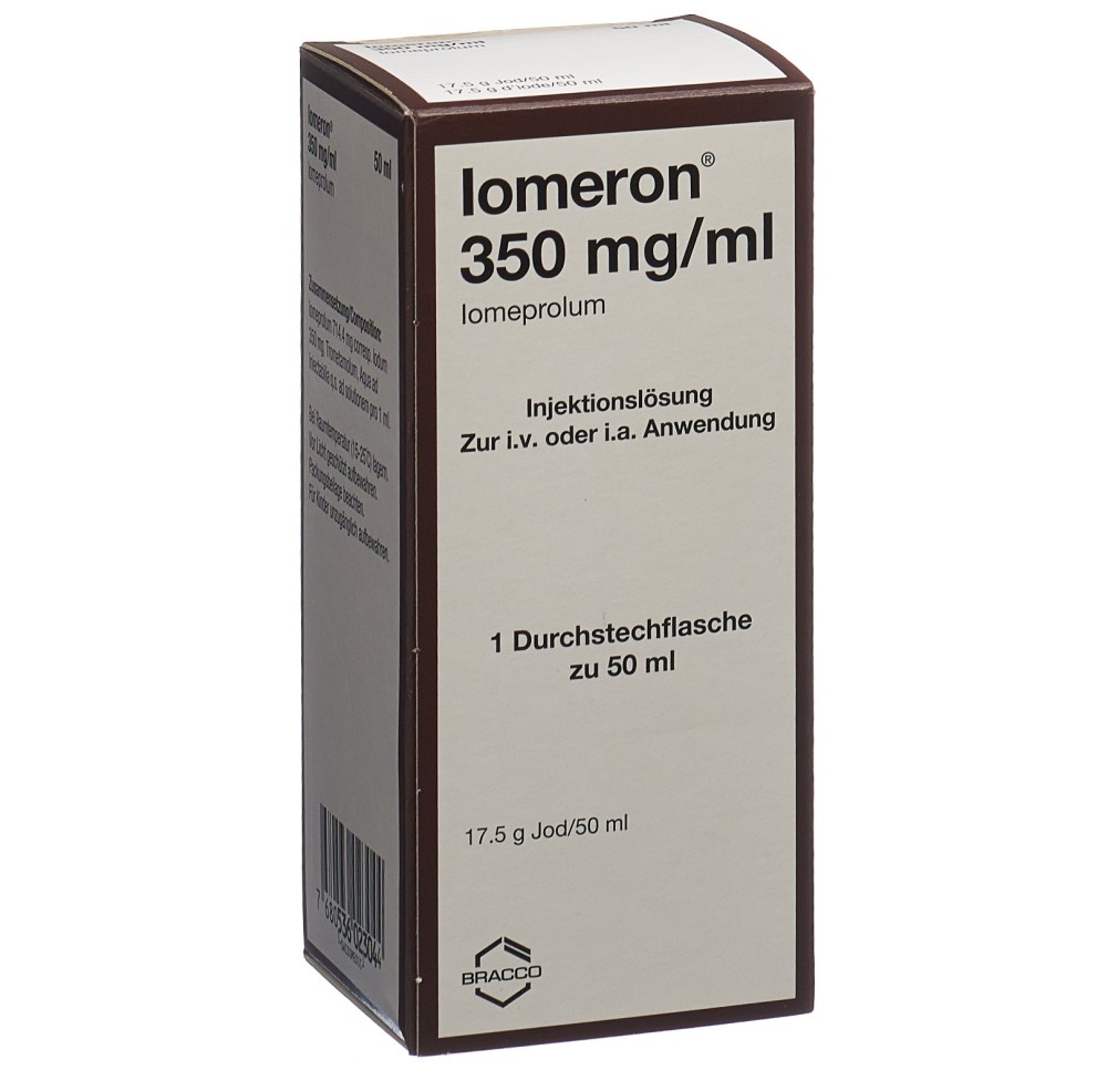 IOMERON sol inj 350 mg/ml 50ml fl IOMERON sol inj 350 mg/ml 50ml fl