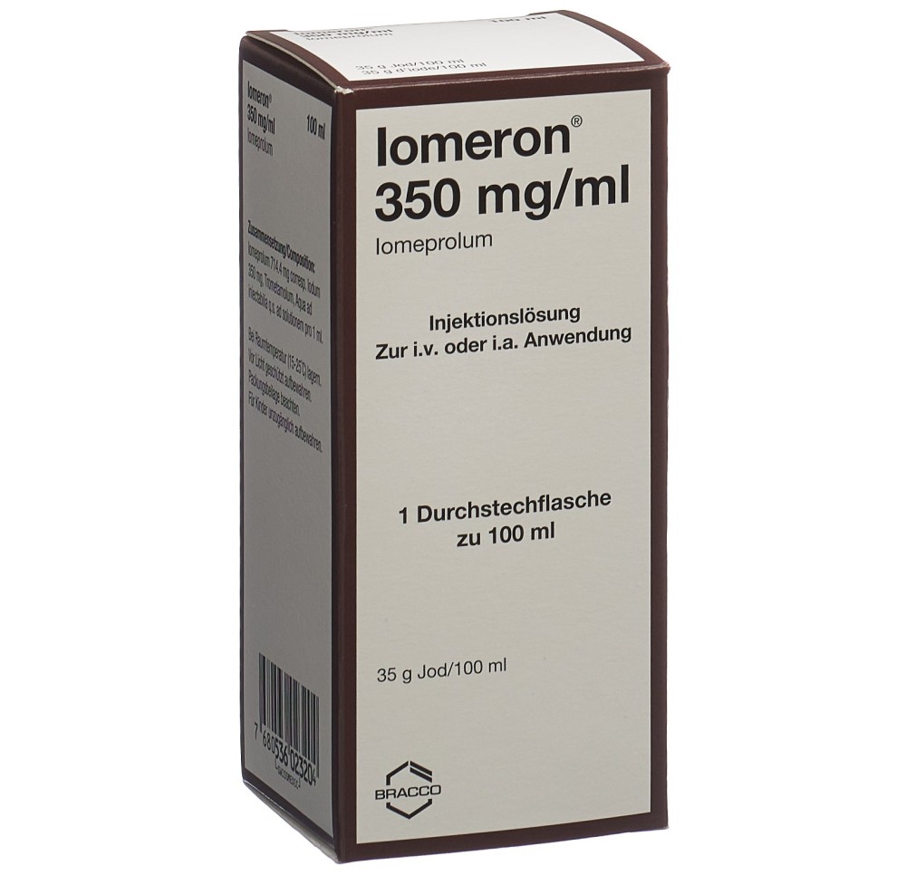 IOMERON sol inj 350 mg/ml 100ml fl