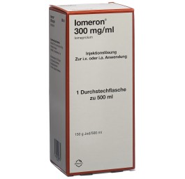 IOMERON sol inj 300 mg/ml 500ml fl
