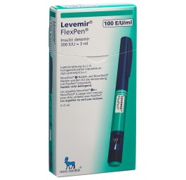 INSULINE Levemir FlexPen 100 U/ml 5 stylo pré 3 ml