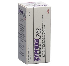 ZYPREXA subst sèche 10 mg fl