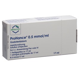 PROHANCE sol inj 8.5 mmol/17ml ser préremp