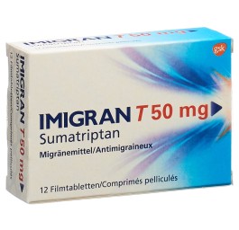 IMIGRAN T cpr pell 50 mg 12 pce