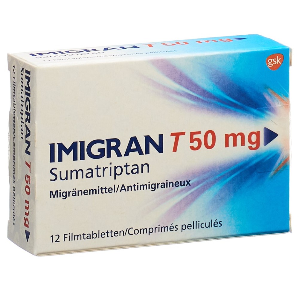 IMIGRAN T cpr pell 50 mg 12 pce