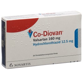 CO-DIOVAN cpr pell 160/12.5 mg 28 pce