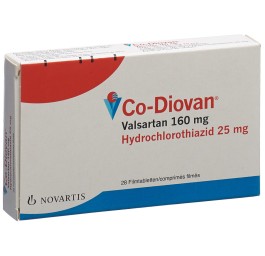 CO-DIOVAN cpr pell 160/25 mg 28 pce