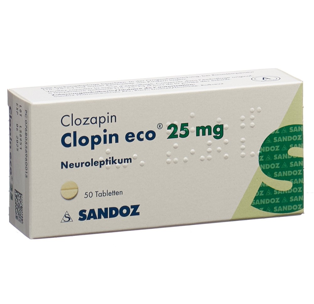 CLOPIN ECO cpr 25 mg 50 pce CLOPIN ECO cpr 25 mg 50 pce