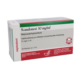 SCANDONEST 30 mg/ml 50 cartouche 1.7 ml