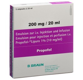 PROPOFOL LIPURO 1% 200 mg/20ml 5 amp 20 ml