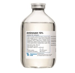AMINOVEN sol perf 10 % 10 fl verre 500 ml