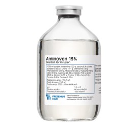 AMINOVEN sol perf 15 % 500ml fl 10 pce