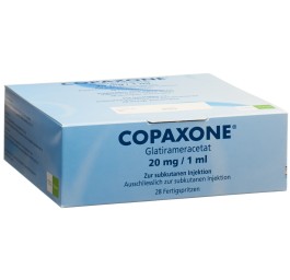 COPAXONE sol inj 20 mg/ml ser pré 28 x 1 ml