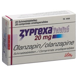 ZYPREXA Velotab cpr orodisp 20 mg 28 pce