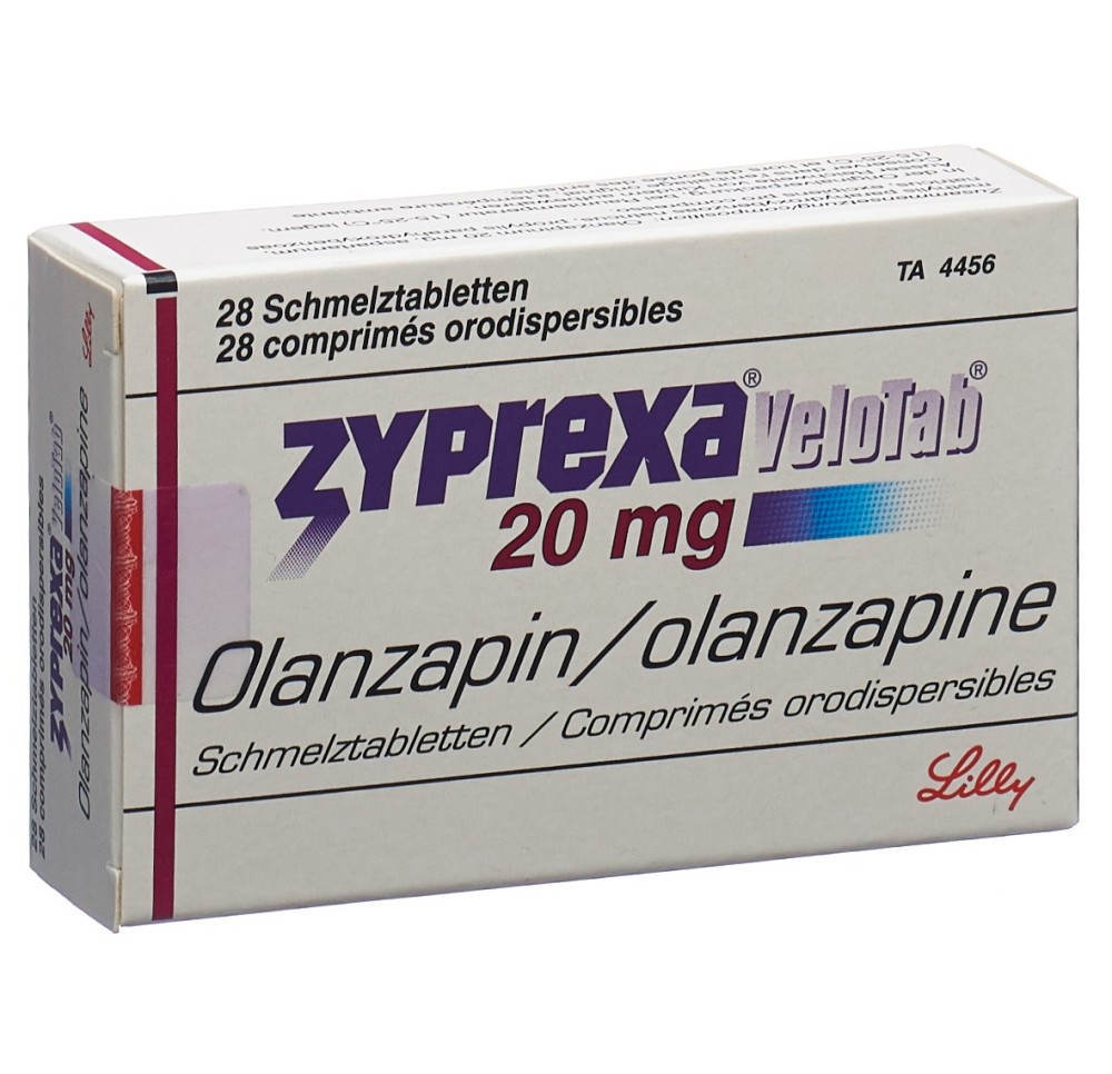 ZYPREXA Velotab cpr orodisp 20 mg 28 pce