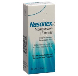 NASONEX spray nasal doseur 50 mcg 140 dos