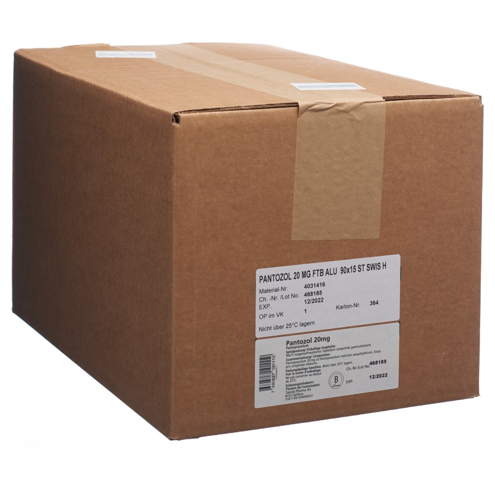 PANTOZOL cpr pell 20 mg 90 x 15 pce PANTOZOL cpr pell 20 mg 90 x 15 pce