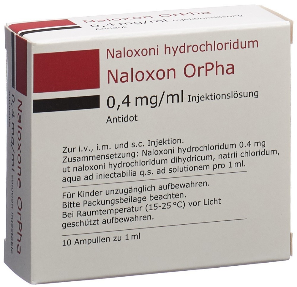 NALOXON OrPha sol inj 0.4 mg/ml 10 amp 1 ml