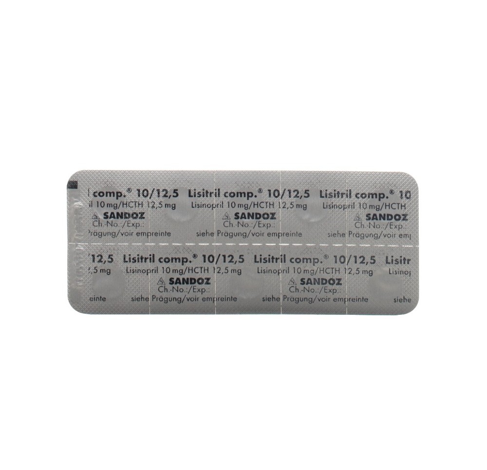 LISITRIL comp. cpr 10/12.5 mg 100 pce