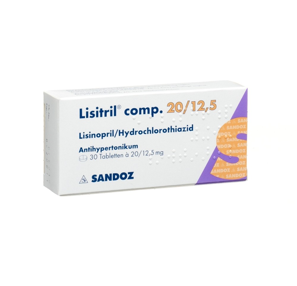 LISITRIL comp. cpr 20/12.5 mg 30 pce