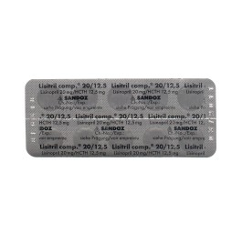 LISITRIL comp. cpr 20/12.5 mg 100 pce