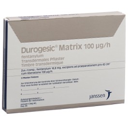 DUROGESIC patch mat 100 mcg/h sach 5 pce