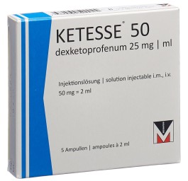 KETESSE sol inj 50 mg/2ml 5 amp 2 ml