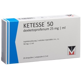 KETESSE sol inj 50 mg/2ml 20 amp 2 ml