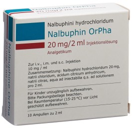 NALBUPHIN OrPha sol inj 20 mg/2ml 10 amp 2 ml