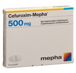 CEFUROXIM Mepha cpr pell 500 mg 14 pce