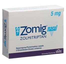 ZOMIG nasal spray nasal 5 mg monodos 2 pce